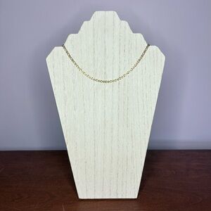Antique Costume 7.5” Necklace/Choker, Gold Chain